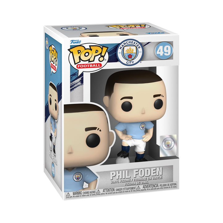 Funko Pop! Football: Manchester City - Phil Foden - Manchester City FC - Vinyl-Sammelfigur - Geschen