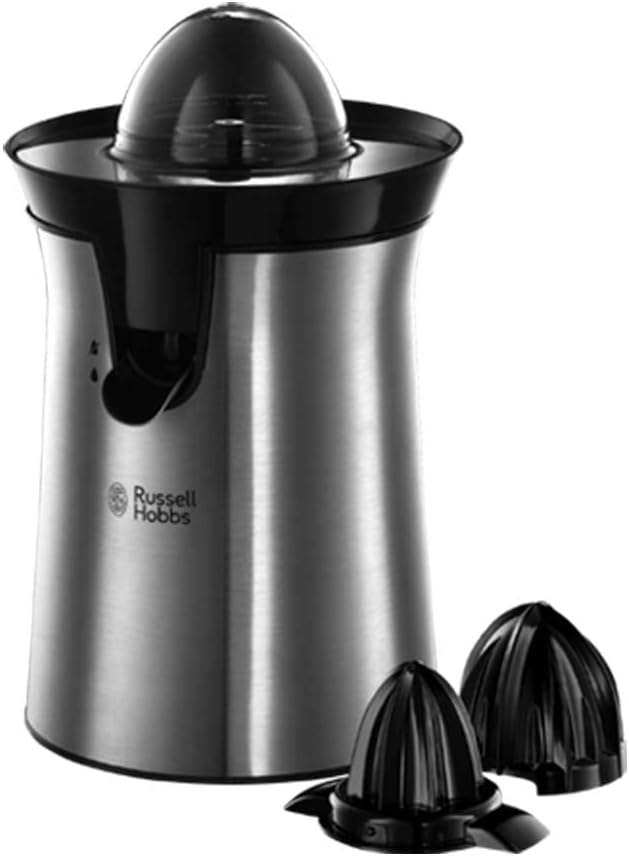 Russell Hobbs Orangenpresse & Zitruspresse elektrisch (2 autom. links-& rechtsrotierende Presskegel