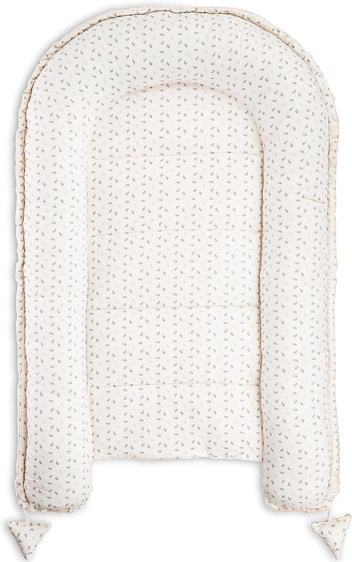 PIMKO Babynest 2seitig Minky Babynestchen für Baby Kuschelnest Babykokon für Säuglinge und Neugebore