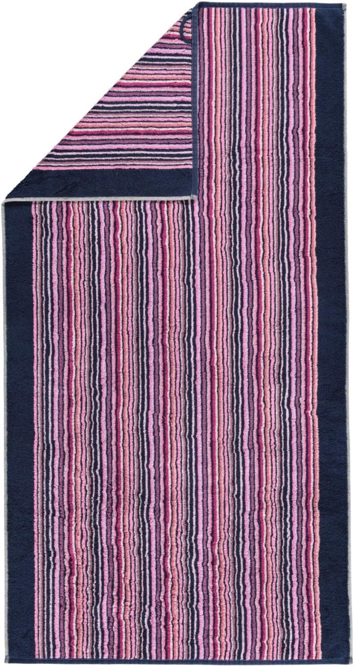 CAWÖ Home Handtücher Remake Streifen 2020 Beere-Multicolor - 13 Duschtuch 70x140 cm, Duschtuch 70x14