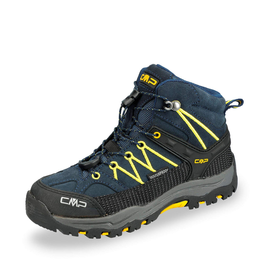 CMP Kids Rigel Mid Trekking Shoes Wp Wanderschuhe 28 EU B Blue Zafferano, 28 EU B Blue Zafferano