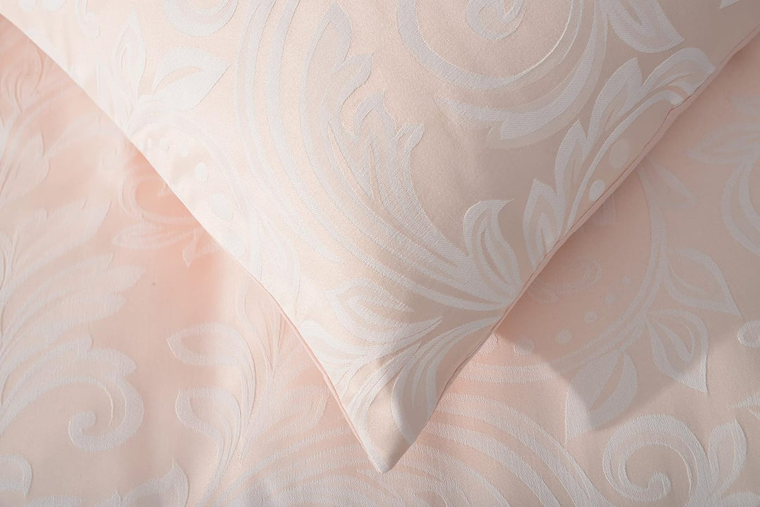 Deco Mex YF95455101 Bettset 4 teilig Myriam 200x220cm rosa 200 x 220 cm Rosa, 200 x 220 cm Rosa
