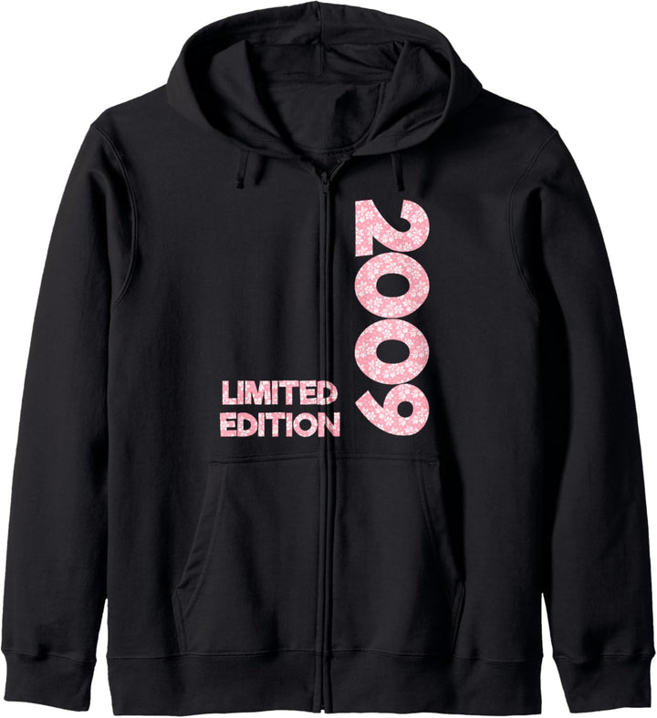 Limited Edition 2009 Geburtstag Frauen Mädchen 2009 Geboren Kapuzenjacke
