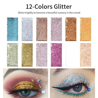 Lidschatten Palette, Eyeshadow Make Up Kosmetik Palette, Schminkpalette mit Hochpigmentierten Farben