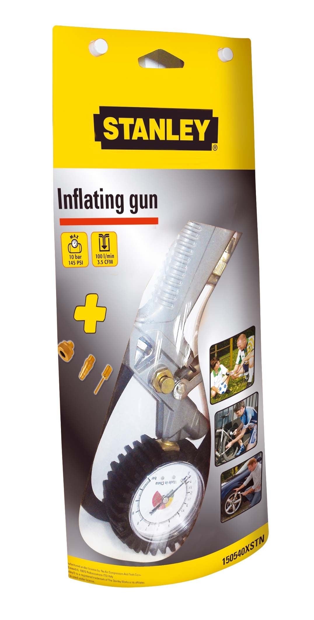 Stanley Zubehör für Luftkompressoren, Inflating Gun Kit, 150540XSTN, 150540XSTN