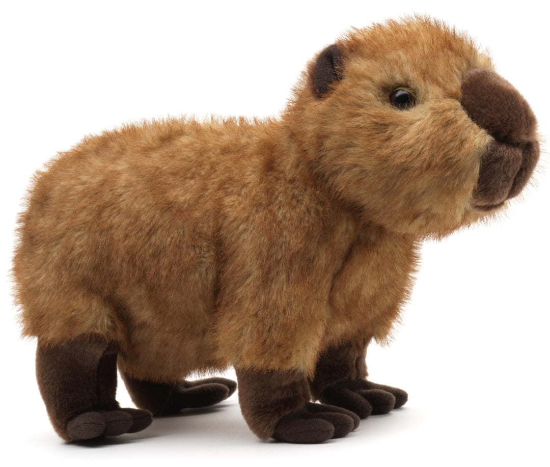 Uni-Toys - Capybara, stehend - 27 cm (Länge) - Wasserschwein, Meerschweinchen - Plüschtier, Kuschelt