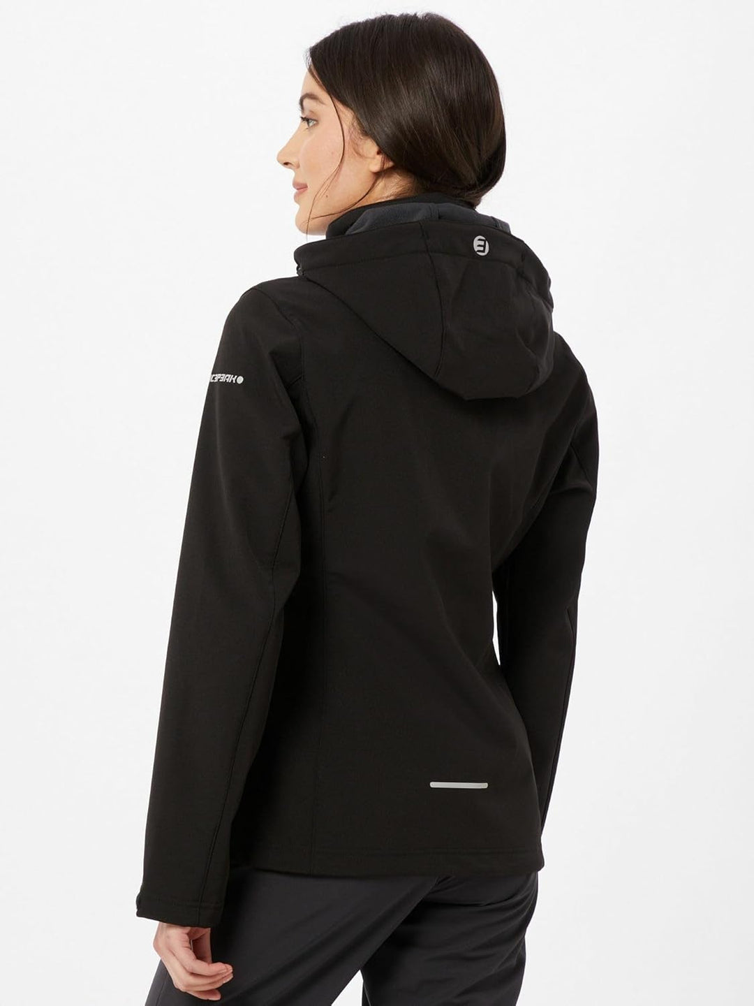 ICEPEAK Damen Brenham Shell Jacket (1er Pack) 40 Schwarz, 40 Schwarz