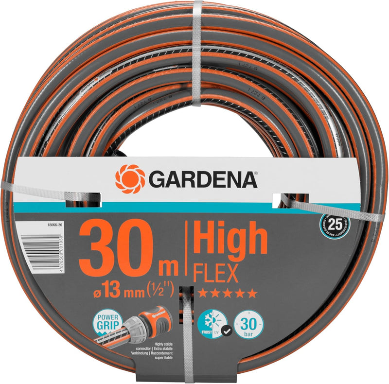 Gardena Comfort HighFLEX Schlauch 13 mm (1/2 Zoll), 30 m: Gartenschlauch mit Power-Grip-Profil, 30 b