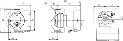 Grundfos HE Pumpe Magna3 32-60 180-97924634