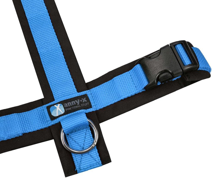 anny-x Brustgeschirr Fun schwarz blau- Grösse L schwarz blau L, schwarz blau L