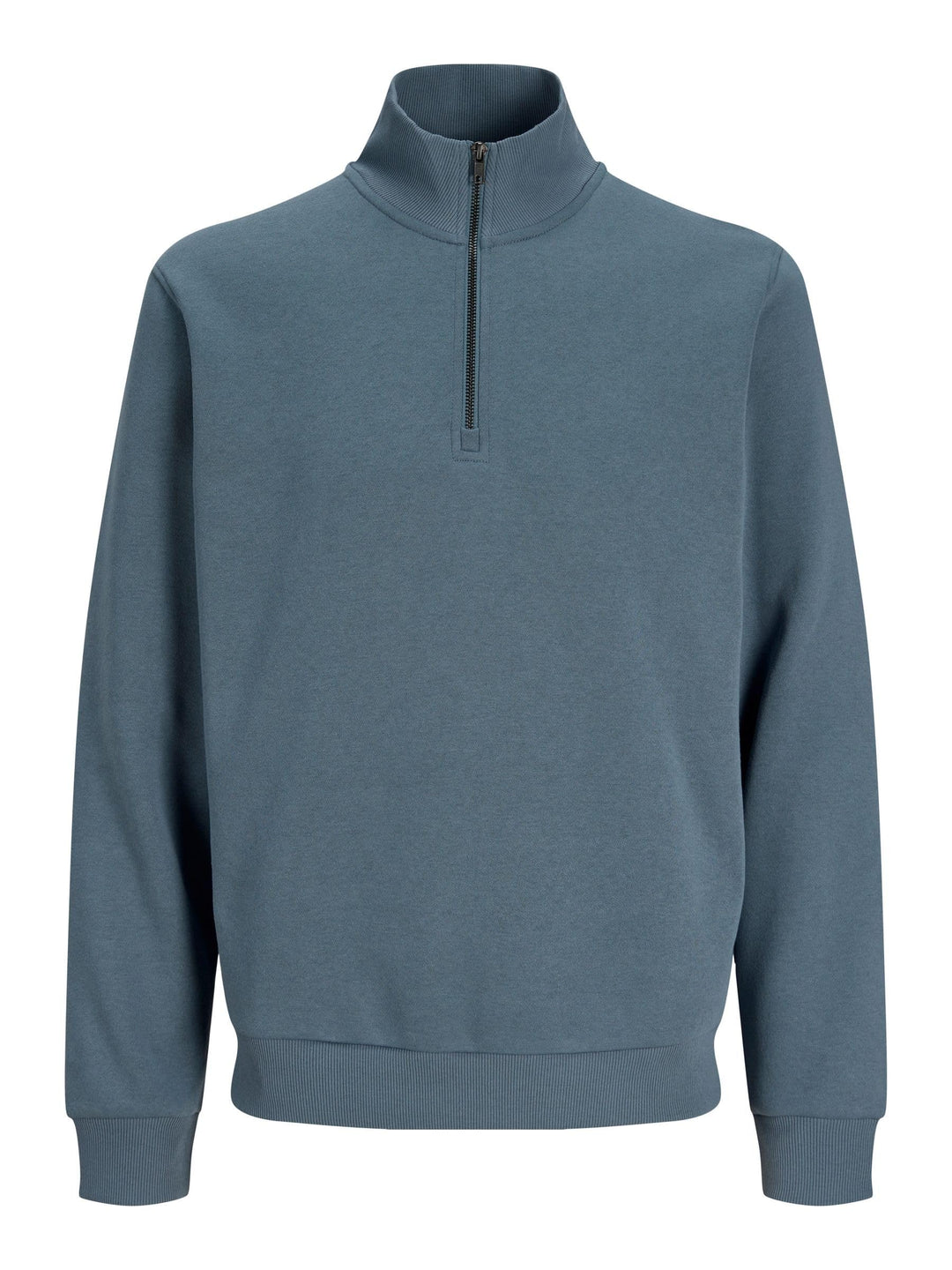 JACK & JONES Male Sweatshirt mit halbem Reissverschluss Einfarbig Sweatshirt mit halbem Reissverschl