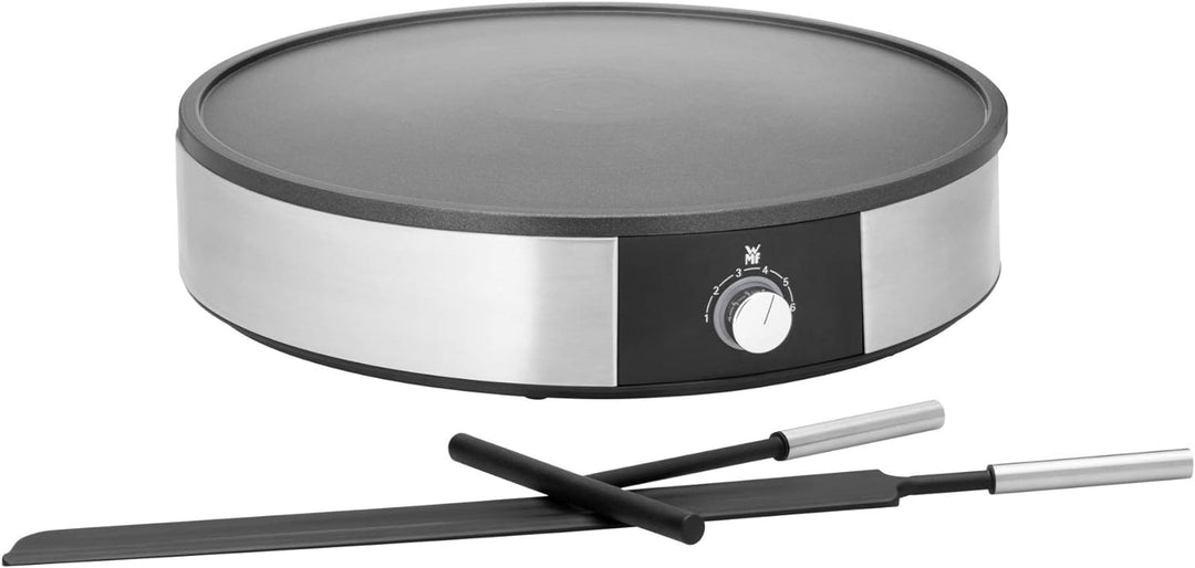 WMF Lono Crepes Maker Creperie mit Wender und Teigverteiler, 1600 W, Ø 33 cm, Crêpes Maker antihaftb