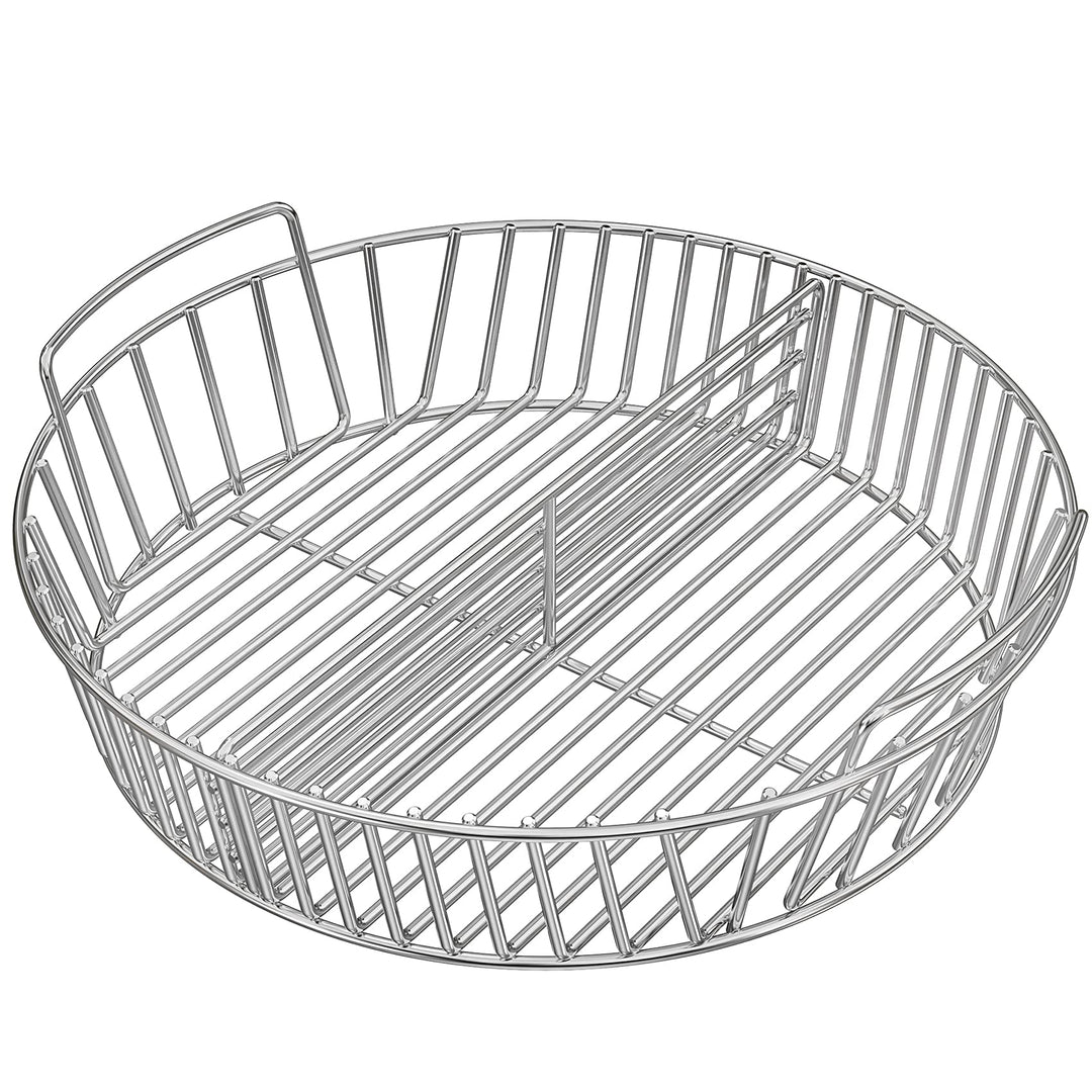 onlyfire Holzkohlenaschenkorb aus Edelstahl für 57cm Holzkohlegrill,Kohlekorb für 57cm Weber Kugelgr