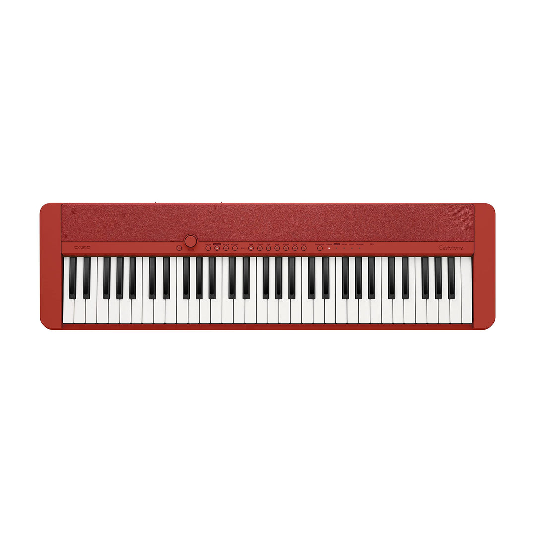 Casio CT-S1RDC2 Piano-Keyboard, Rot, Einheitsgrösse rot Single, rot Single