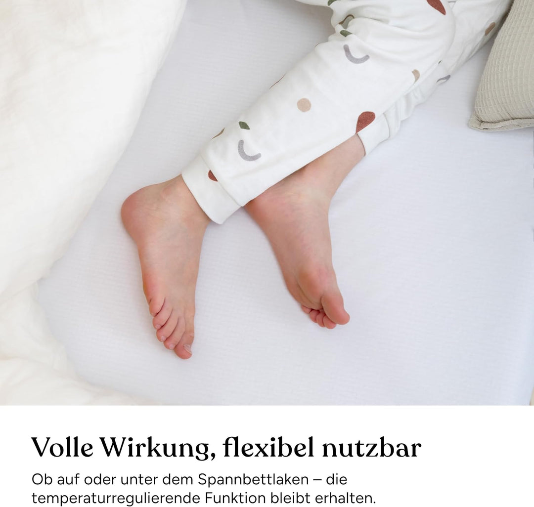 Ehrenkind® Matratzenauflage 90x200 cm, kühlend mit Outlast® &amp; Tencel™