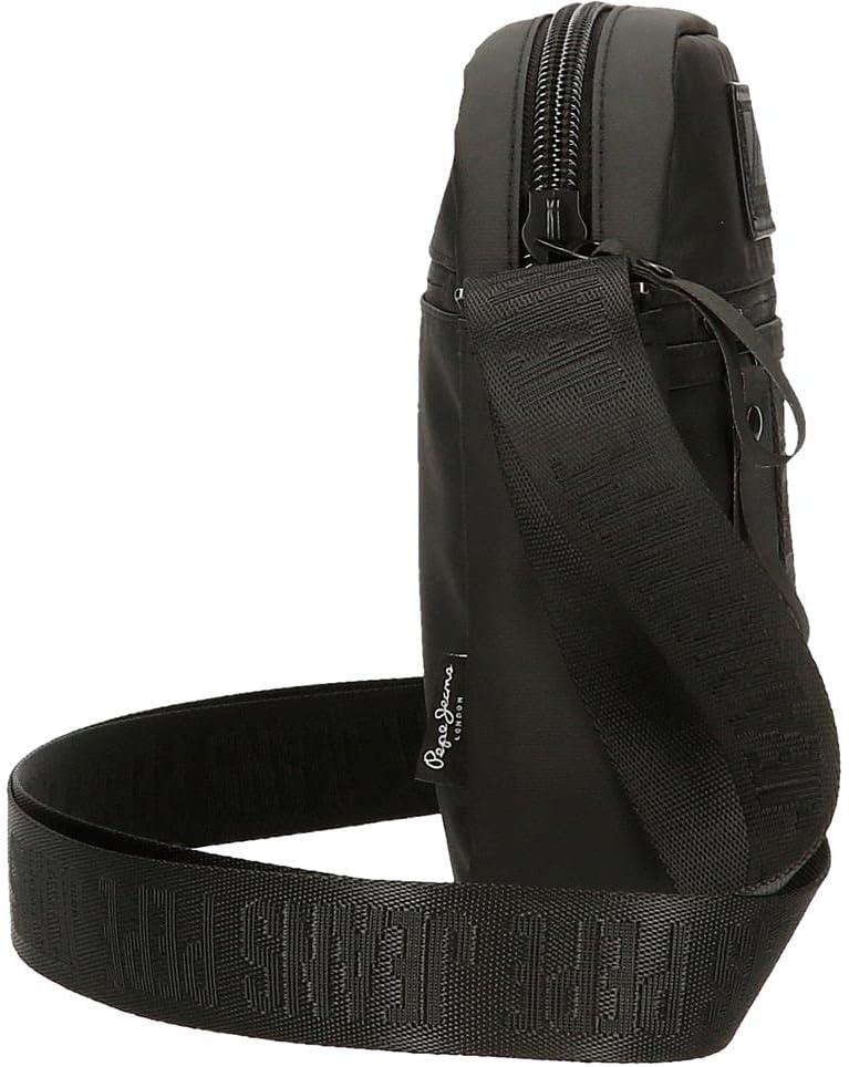 Pepe Jeans Hoxton Umhängetaschen und Kulturbeutel, Schwarz und Blau, Polyester PU, verschiedene Grös