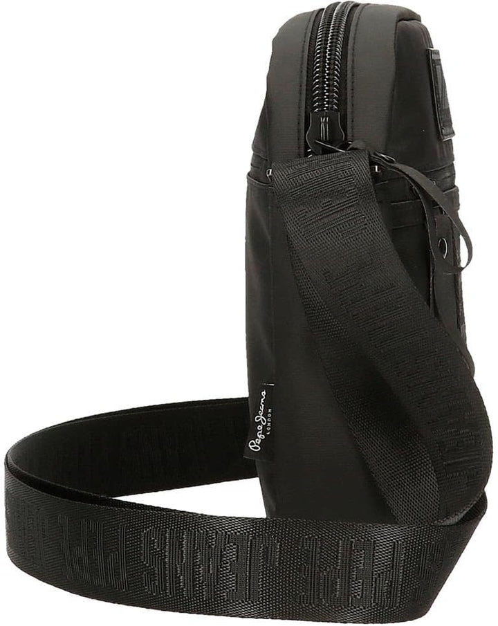 Pepe Jeans Hoxton Umhängetaschen und Kulturbeutel, Schwarz und Blau, Polyester PU, verschiedene Grös