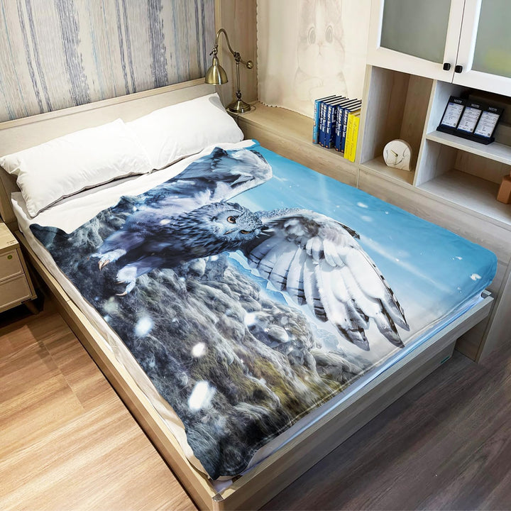 YISUMEI Decke 150x200 cm Kuscheldecken Sanft Flanell Weich Fleecedecke Bettüberwurf Schneewittchen E