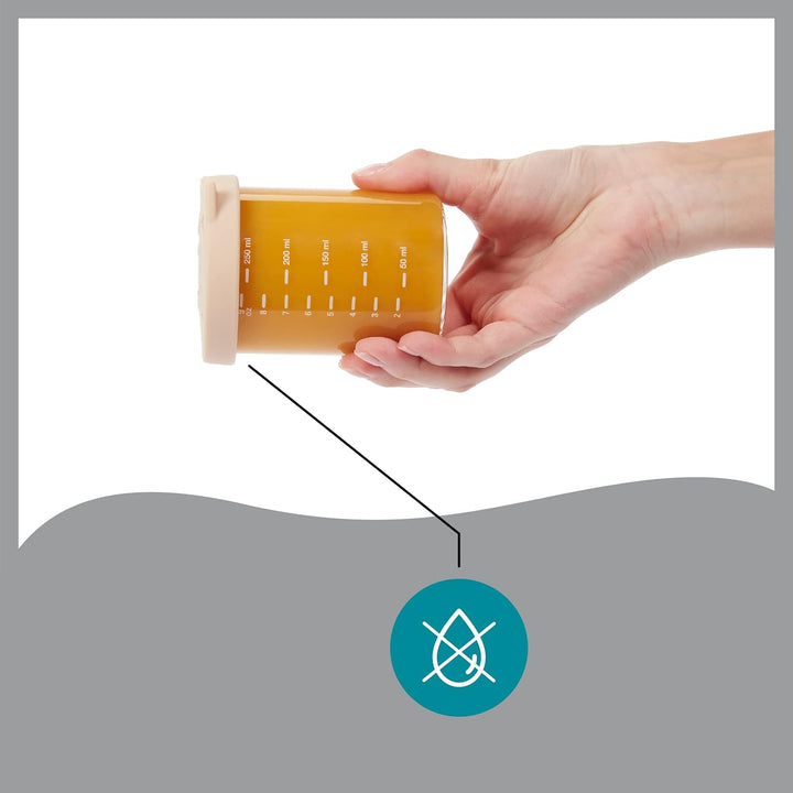 Babymoov ISY BOWLS Behälter für Babynahrung aus robustem, temperarturbeständigem Glas - zum Aufbewah