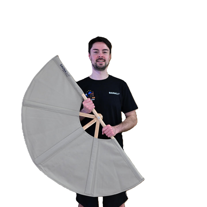 Aufgussfächer PLUS (Hellbraun)