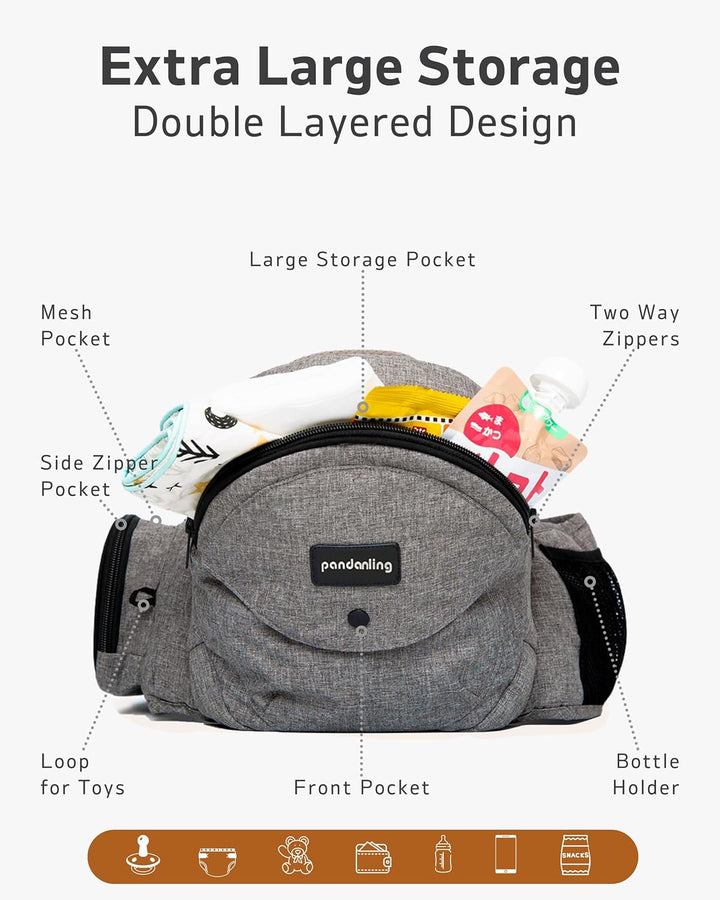 BabyTrage mit Hüftsitz: Von Neugeborenen bis Kleinkindern – Preisträgerin des Mom's Choice Awards, 6