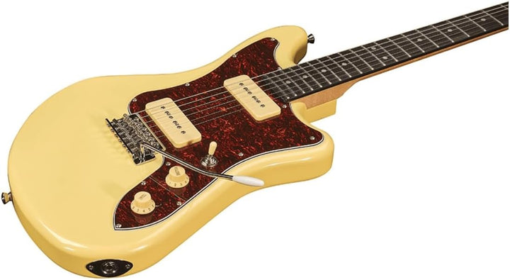 Eko Camaro VR 2-90 Cream E-Gitarre mit Pick-Up P-90, Creme