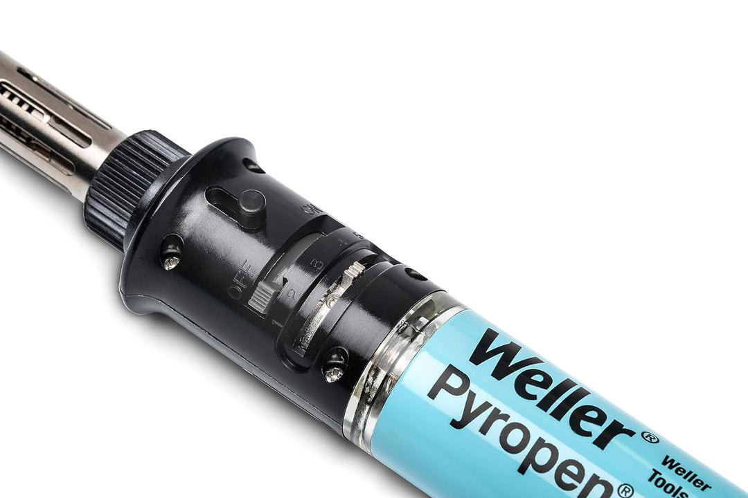 Weller Pyropen Piezo Gaslötkolben 500°C 2h inkl. Gasflasche, inkl. Lötspitze, inkl. Piezozünder