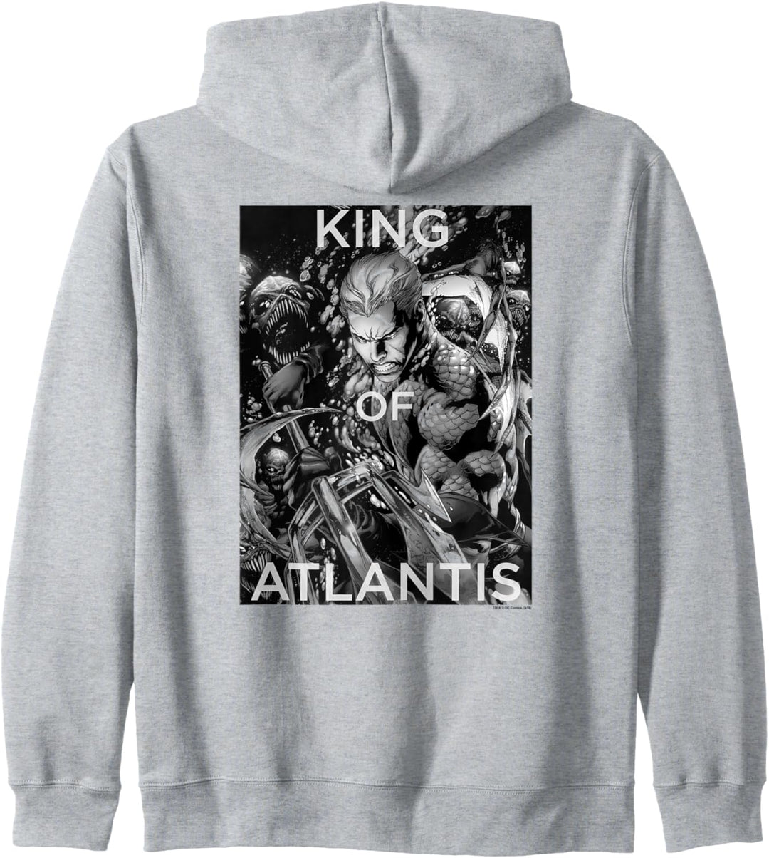 Aquaman King of Atlantis Greyscale Kapuzenjacke