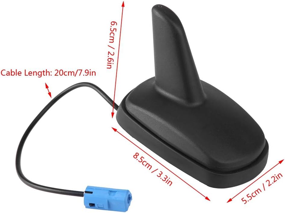 Dioche Autoantenne Haifischflosse, Autodachantenne Shark Fin Antenne für Opel Astra Zafira Vauxhall