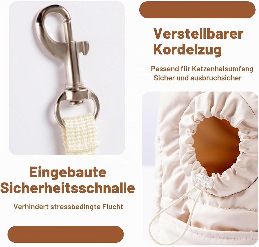 Hundetasche, mini Haustiertasche,Atmungsaktiver Haustier-Tragebeutel mit Sicherheitsverschluss,für d
