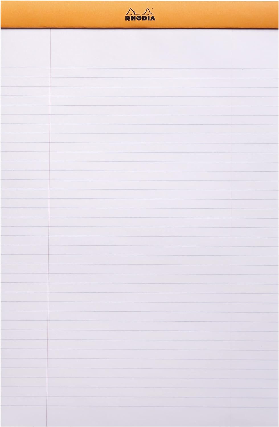 Rhodia 19600C - Packung mit 5 Notizblöcken geheftet No.19 A4+ 21x31,8cm 80 Blätter liniert mit Rand