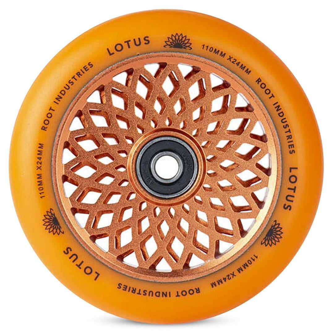 Centrano Centrano Root Root Unisex – Erwachsene Lotus Stunt Scooter-Räder, Radiant Orange, 110 Root