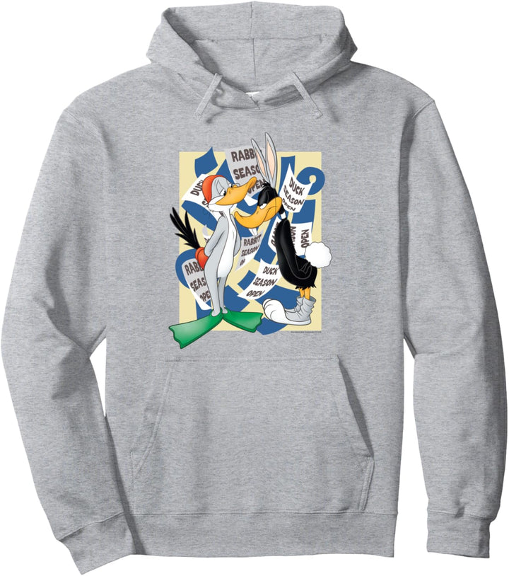 Looney Tunes Rabbit Season Duck Season Pullover Hoodie