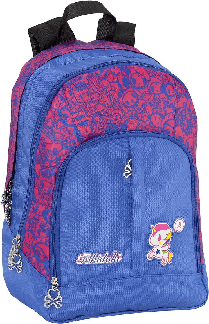 Franco Cosimo Panini Editore - Tokidoki Organizer-Rucksack, Violett, Muster, 43 x 33.4 x 5 cm; 379.9
