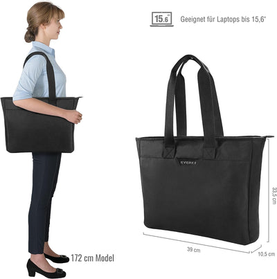 Everki Shopper 418 (EKB418) Leichte Laptop-Handtasche im Shopper-Stil für iPad / Tablet / Ultrabook