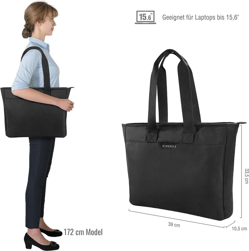 Everki Shopper 418 (EKB418) Leichte Laptop-Handtasche im Shopper-Stil für iPad / Tablet / Ultrabook