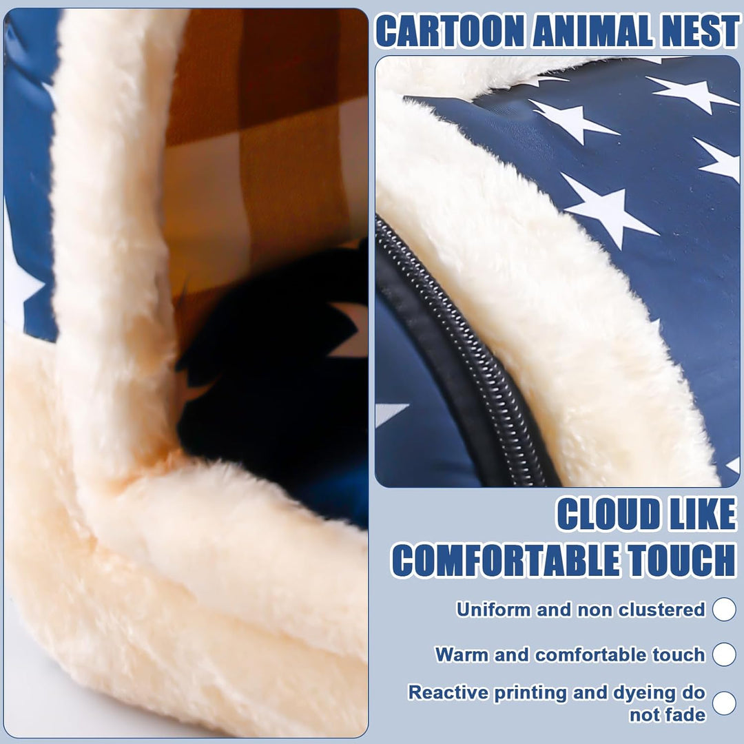 Katzenhaus Für Draussen: 2 In 1 Haustier Haus und Sofa, Winterfest Wasserdicht Warm katzenhöhle, 37