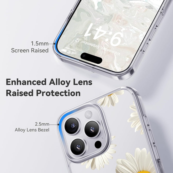 CASEKOO Crystal Clear für iPhone 16 Pro Max Hülle, [Nie Vergilbung] [Unzerstörbarer Militärschutz] S