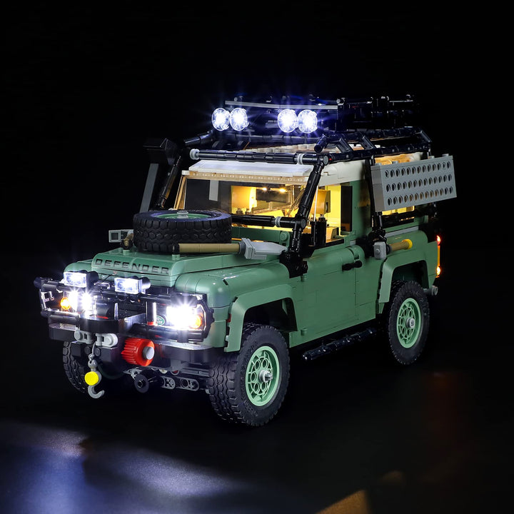 LIGHTAILING Licht-Set Für Lego- 10317 Klassischer Land Rover Defender 90 - Led-Beleuchtungsset Kompa