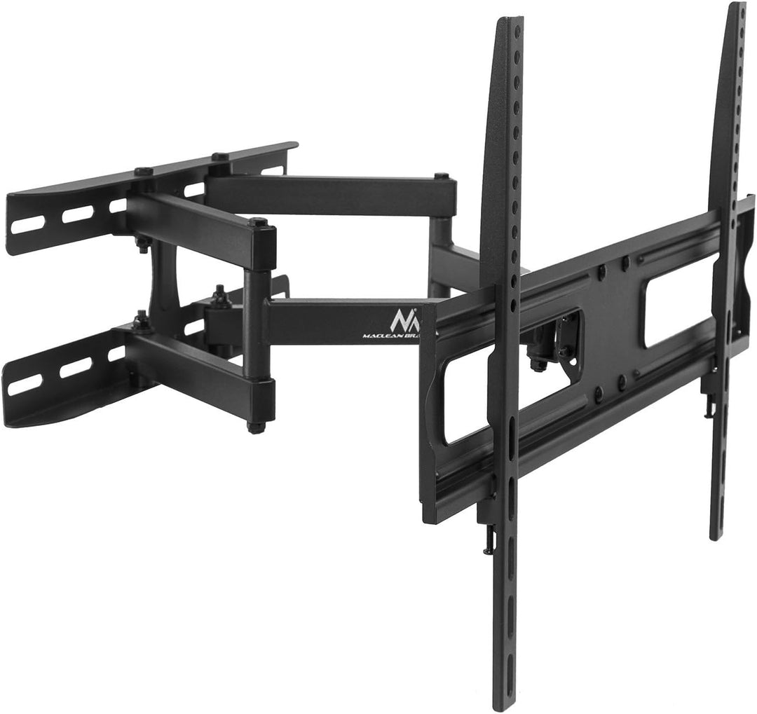 Maclean MC-762 Doppelarm TV Wandhalterung, Fernseher Halterung max. Belastung 30 Kg, Schwenkbar 37-8