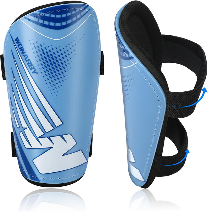 Schienbeinschoner Kinder Fussball Shin Pads - Fussball Ausstattung Mit Verstellbarem Klettverschluss