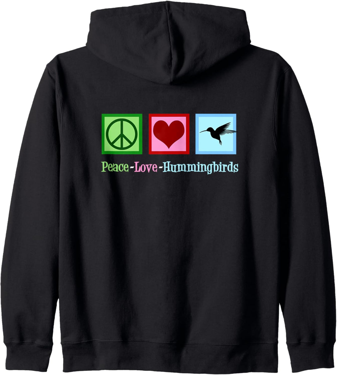 Peace Love Kolibri, niedlicher Kolibri Kapuzenjacke