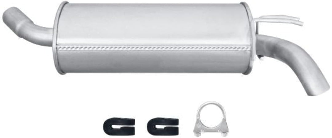 HELLA 8LD 366 034-801 Endschalldämpfer - Easy2Fit® Kit - hinten - dreiteilig - Set mit Anbauteilen
