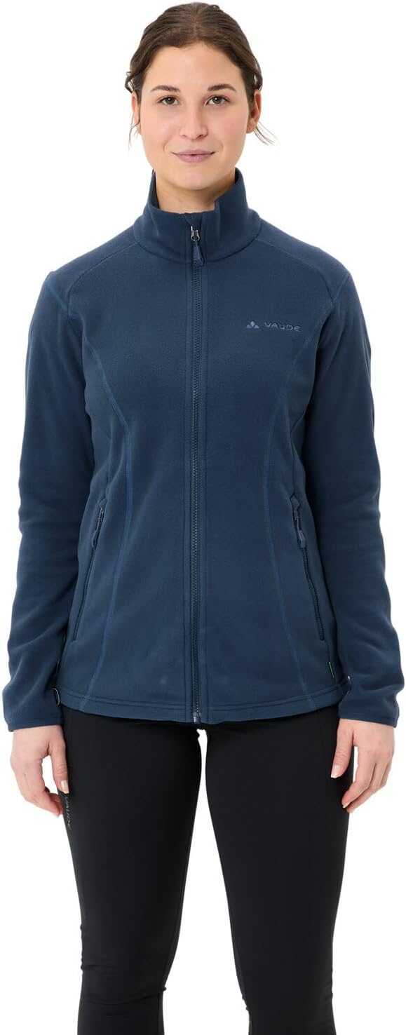 VAUDE Rosemoor Fleecejacke für Damen - Warme & Nachhaltige Fleecejacke aus recyceltem Polyester, Zip