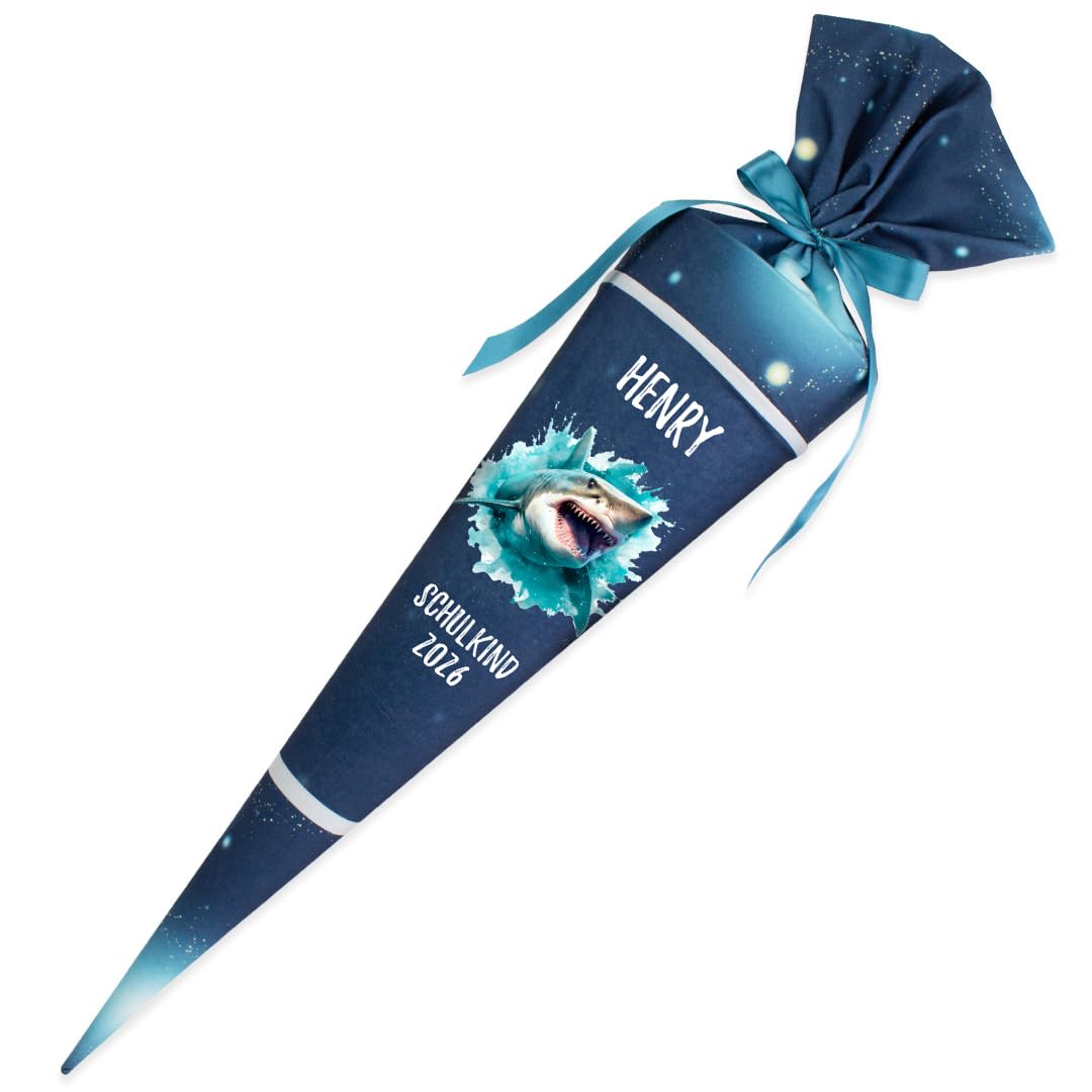Deine Schultüte aus Stoff Kuschel Velvet Wunschmotiv individualisierbar mit Wunschname personalisier