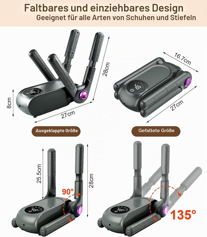 Schuhtrockner Elektrisch Antibakteriell Fussballschuhe Shoe Dryer Schuh Trockner Schuhheizung Elektr