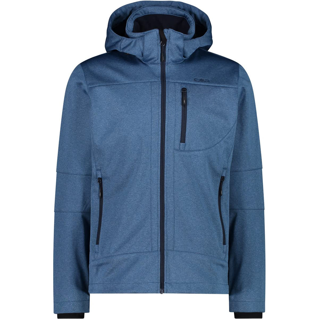 CMP Herren Zip Kapuzenjacke 50 Blaustein Mel., 50 Blaustein Mel.