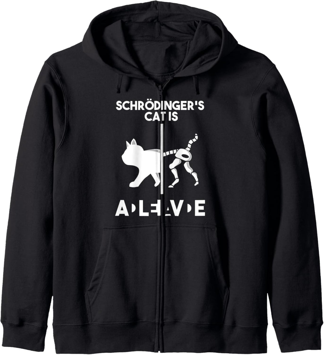 Schrödingers Katze - Tot UND lebendig - Physik-Nerd Kapuzenjacke