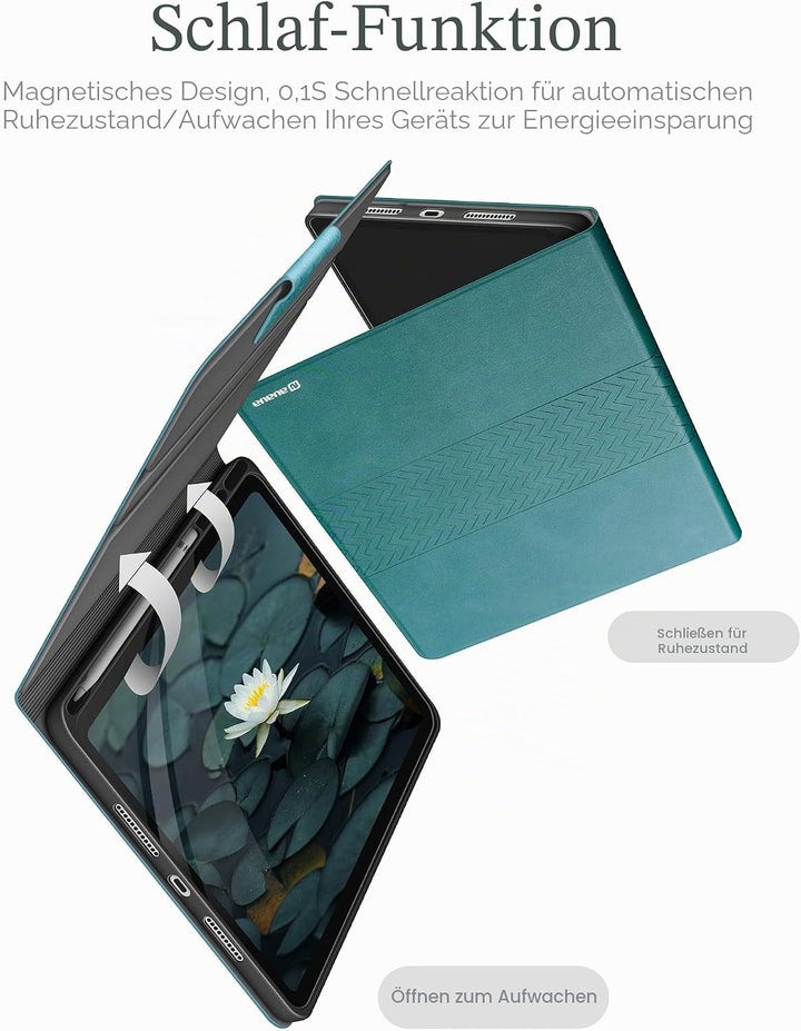 AUAUA Hülle für iPad Air 3 2019 / iPad Pro 10.5 2017 - mit Apple Stifthalter PU Leder Auto Sleep/Wak