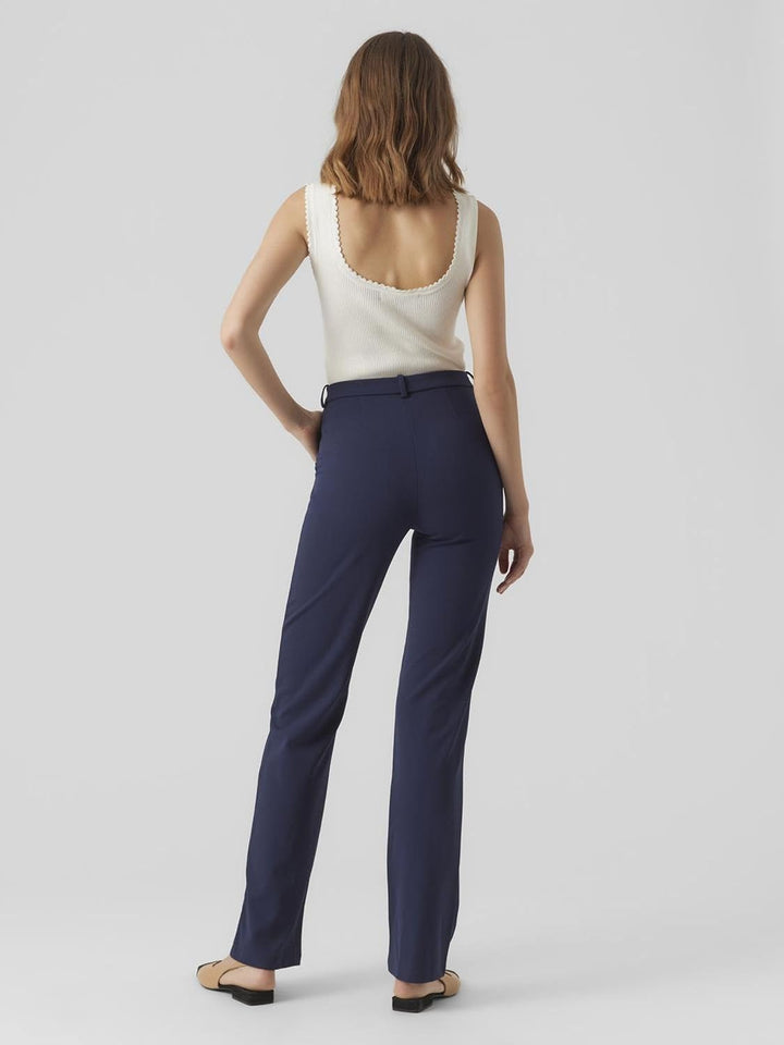 VERO MODA Female Hose VMZAMIRA Mittlere Taille Hose S / 36L Navy Blazer, S / 36L Navy Blazer